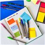 Pot de 20 stylos bille BIC Cristal Original et BIC Cristal Fun pointes moyenne et large couleurs assorties