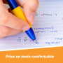 BIC Illusion Stylos-Bille Effaçables et Rechargeables à Pointe Moyenne (0,7 mm) - Noir, Boîte de 12