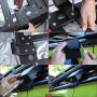 ZXHHXEB Voiture Toit Étagère,pour Suzuki Jimny 2019 2020 Aluminium Croix Barres Balustrade Transporteur, Charger Transporteur, V
