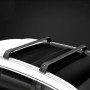 ZXHHXEB Voiture Toit Étagère,pour MG HS 2019-2024 Aluminium Croix Barres Balustrade Transporteur, Charger Transporteur, Voyage A