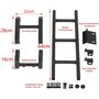 pour Suzuki Jimny JB74 JB64 2019 2020 Aluminium Croix Barres Balustrade Transporteur