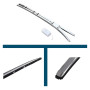 ZXHHXEB Voiture Toit Étagère,pour Mazda CX-9 CX9 2016-2021 Aluminium Croix Barres Balustrade Transporteur, Charger Transporteur,
