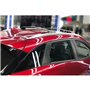 ZXHHXEB Voiture Toit Étagère,pour Mazda cx-3 2017-2018 Aluminium Croix Barres Balustrade Transporteur, Charger Transporteur, Voy