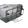 Hapo-G - Panier Arrière en Métal pour Vélo 40x31x17cm ? Robuste, Grande Capacité 20 litres, Fixation Crochets sur Porte-Bagages 