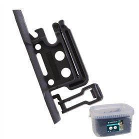 TRESSELEC - Isolateur clôture électrique universel - 50pcs - Compatible avec Cordes