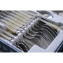 Laguiole Production - Ménagère 24 pièces - Set de couverts de table acier inox et ABS pour 6 personnes - Présentation coffret ca