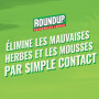 ROUNDUP R800ATN - Désherbant Concentré Cours, Allées Action 2 en 1, 800 ml -Premiers effets visibles en 1h - Elimine mauvaises h