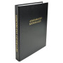 Exacompta - Réf. 530E - 1 classeur juridique noir ASSEMBLÉES GÉNÉRALES - 4 anneaux ronds - Couverture plastique - Dimensions : 3