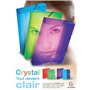 Exacompta - Réf. 51091E - Classeur semi-rigide PP Crystal - 2 anneaux ronds diamètre 25 mm - Dos 35 mm - Dimensions extér.: 16,5