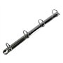 Exacompta - réf. 51234E - 1 Classeur Exabinder bloc note et fermeture par élastique - 4 anneaux en D de 30 mm - Dos 50 mm - Dime