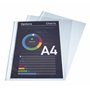Exacompta - Réf. 59110E - Sachet de 100 pochetttes perforées Premium en Polypropylène grainé Epaisseur 8/100ème - Perforation un