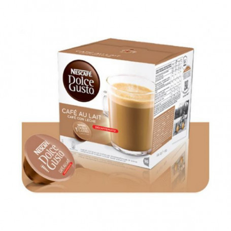 Capsules de café Nescafé Dolce Gusto 97934 Café Au Lait (16 uds) Décaféiné 17,99 €