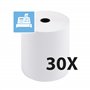 Exacompta - Réf. 40808E - Lot de 10 bobines pour tickets de caisse - largeur 80 mm x diamètre 72 mm - mandrin 12 mm - 1 pli ther