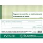 Exacompta - Réf. 6616E - 1 Registre des contrôles en matière de santé et de sécurité au travail - Conforme à la législation - Fo