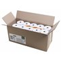 Exacompta - Réf. 40359E - Carton de 20 bobines pour tickets de caisse 76x70 mm - 24m- 2 plis chimique (blanc/blanc) autocopiant