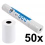 Exacompta - Réf. 40905E - Carton de 50 Bobines pour tickets de carte bancaire - largeur 57 mm x diamètre 46 mm - mandrin 12 mm -