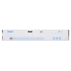 Exacompta - Réf. 40915E - Boîte de 10 bobines pour tickets de carte bancaire - largeur 57 mm x diamètre 46 mm - mandrin 12 mm -
