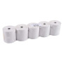 Exacompta - Réf. 43809E - Carton de 10 bobines pour tickets de caisse - largeur 80 mm x diamètre 80 mm - mandrin 12 mm - 1 pli t
