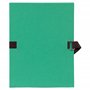 Exacompta - Réf. 223200E - 1 chemise à dos extensible en papier toilé couleur - fermeture par sangle - avec rabat en pied - bouc