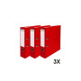 Exacompta - Réf. 918403SE - Carton de 4 lots de 3 classeurs à levier - Dos 80mm - Format à classer A4 - Extérieur en polypropylè
