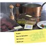 Post-it repositionnable pour traçabilité alimentaire spécial chambre froide, 10 x 4 cm - 6 Blocs de 50 étiquettes