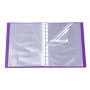 Viquel 097795-49 Geode Lot de 12 Protège-documents avec pochettes amovibles A4 en plastique 40 Vues Couleurs Assorties
