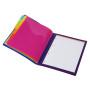 VIQUEL Trieur HAPPY FLUO PP 5/10e 6 touchesFormat A4. Coloris Bleu