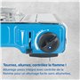 Campingaz Camp Bistro DLX Réchaud à Gaz, Réchaud Camping Compact à Allumage Piézo, Réchaud à Cartouches Robuste à Protection Ant