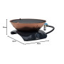 CAMPINGAZ 360 Grill CV, Grill de Table Sphérique, avec Couvercle, Grill de Balcon, Petit Grill au Gaz avec 2200 W de Puissance, 