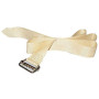 Exacompta - Réf. 6323H - Paquet de 25 sangles mastic - longueur 1 métre - avec boucle à coulisseau cranté - pour relier des doss