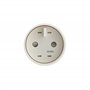 DEBFLEX - Adaptateur France/USA - Adaptateur de Voyage 2 Pôles 10/16A - Pour Brancher Fiche Française sur Prise Américaine - Bla