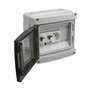DEBFLEX - Coffret Electrique Etanche - Tableau Electrique 8 Modules - 1 Interrupteur Différentiel 40A/AC + 1 Disjoncteur 16A + 1