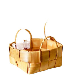 FSLQNX Creative Handmade Basket with Handle