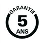 THIRARD - Boitier de serrure horizontale en applique double entrée à tirage pour entrée, gauche, axe 70mm, 140x88mm, noir