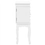 AUUIJKJF Articles de maison, armoire à bijoux autoportante blanche, meubles de costume