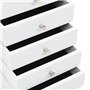 AUUIJKJF Articles de maison, armoire à bijoux autoportante blanche, meubles de costume