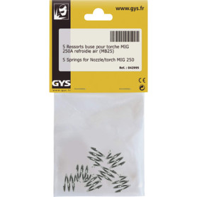 GYS - Ressorts Buse - Lot de 5 - pour Torche 250 A (MB25)