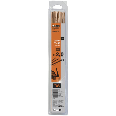 GYS - 36 Baguettes TIG cuivre ERCu (0