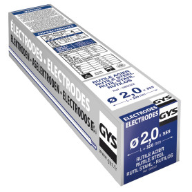 GYS - ELECTRODES Rutiles Acier Ø 2.0 E6013 - ETUI de 355 - CONSOMMABLE Soudure MMA - Toutes positions - A L'electrode - Amorcage