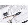 Maped Boîte de 8 outils de géométrie en métal