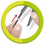 Maped - Étui Rigide de 10 Mines de Rechange 2 mm + 1 taille mines pour Recharge Compas Scolaire - Mine + taille mines Compas Map
