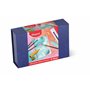 Maped - Coffret d'écriture 27 Pièces - 15 Feutres Fins Graph'Peps Deco 0.4mm + 4 Surligneurs - Idéal pour Scrapbooking