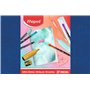Maped - Coffret d'écriture 27 Pièces - 15 Feutres Fins Graph'Peps Deco 0.4mm + 4 Surligneurs - Idéal pour Scrapbooking, Bullet J