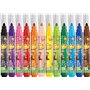 Maped Trousse Jungle Fever avec 12 feutres + 12 crayons - Créativité et couleur dans votre matériel scolaire - Espace efficace