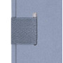 Exacompta - Réf. 223255E - 1 chemise à dos extensible en papier toilé couleur - fermeture par sangle - avec rabat en pied - bouc