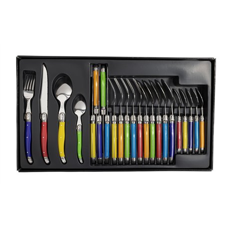 LAGUIOLE - Ménagère Multicolore