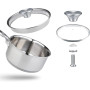 Boutons De Couvercle Boutons de couvercle de casserole, 2 pièces, poignée de couvercle de casserole, matériel de cuisine domesti