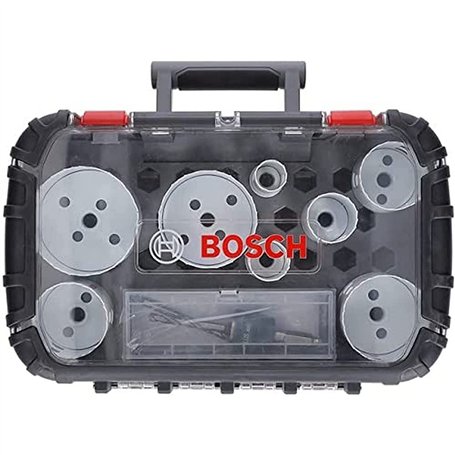 Bosch Accessories Coffret de 11 Scies Trépan Progressor for Wood & Metal Set Installations Électriques (pour bois et métal