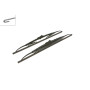 Bosch Balais d'Essuie–Glace Plats Conventionnel Twin Spoiler 551S, Longueur: 550mm/500mm – 1 Paire de Balais avant