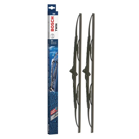 Bosch Balais d'Essuie–Glace Plats Conventionnel Twin 550